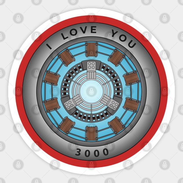 Proof I Love You 3000 Sticker by DeepDiveThreads